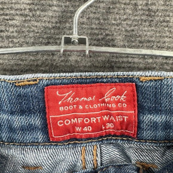 Thomas Cook Jeans Mens 40 x 30 Comfort Waist Straight Western Outdoor Workwear - Picture 5 of 10